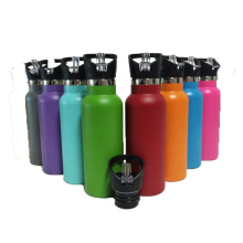Metal water cup customized travel bottle with lid